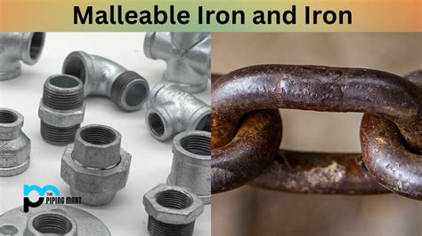 what is the difference between cast metal and malleable boxes|difference between malleable and cast iron.